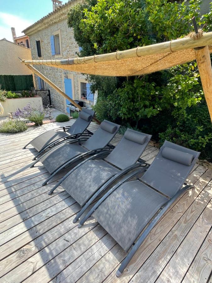 Mas Provencale Jardin Piscine Villa Saint-Cyr-sur-Mer Luaran gambar